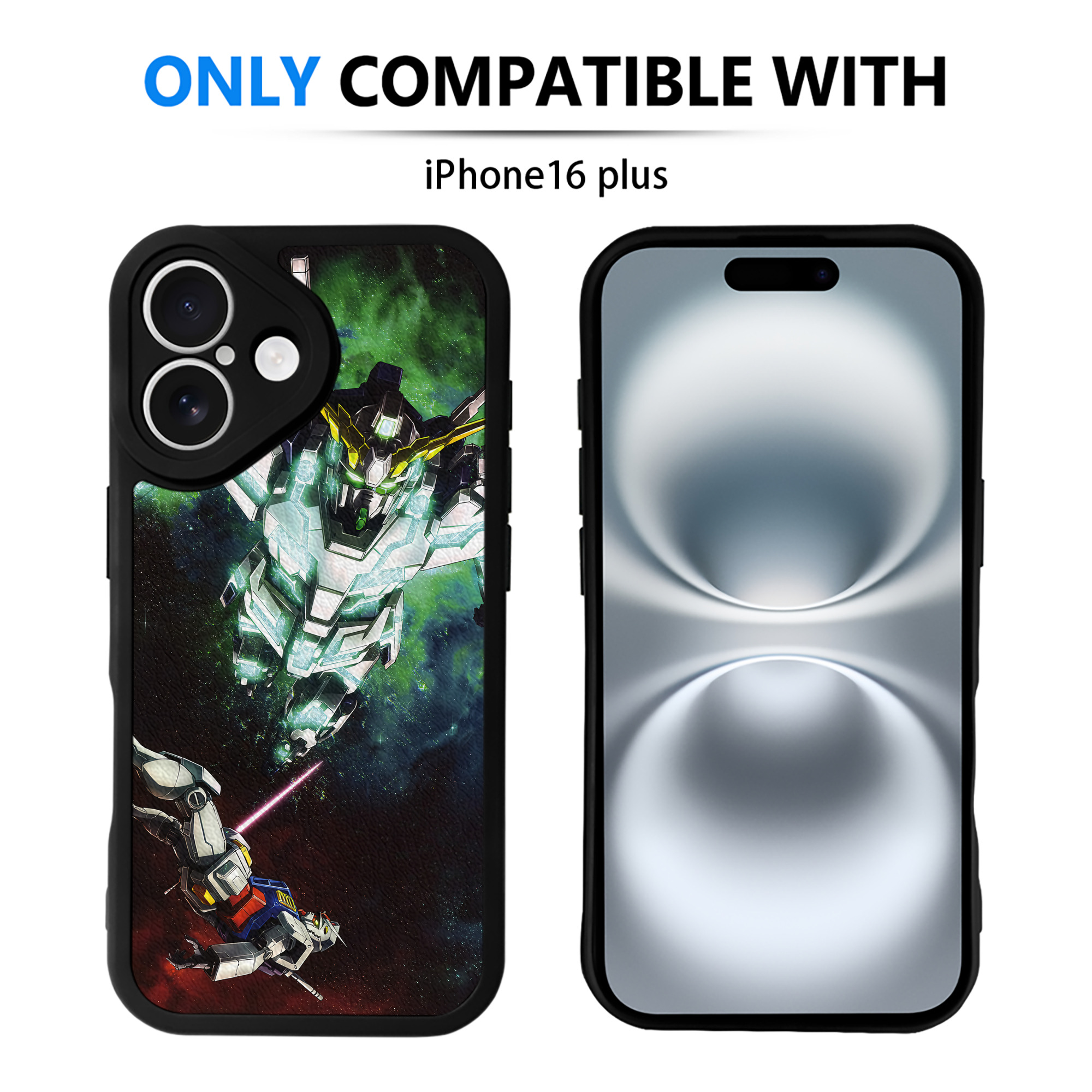 （画像用） 機動戦士ガンダム Mobile Suit Gundam 【iPhone 16シリーズ対応】シリコンスマホケース（レザー調） 材質：シリコン